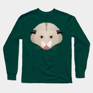 Baby Possum Face Long Sleeve T-Shirt